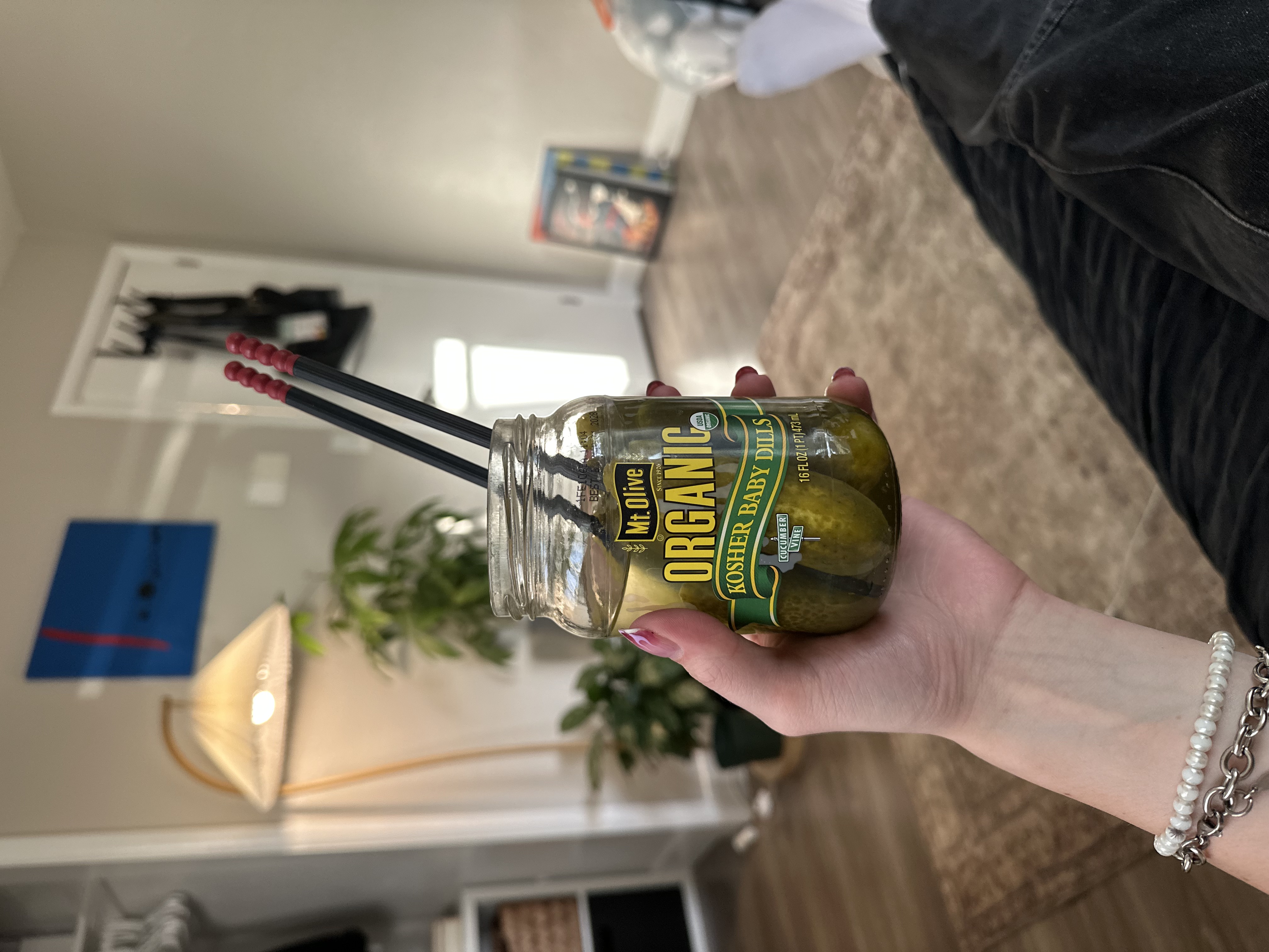 A jar of pickles